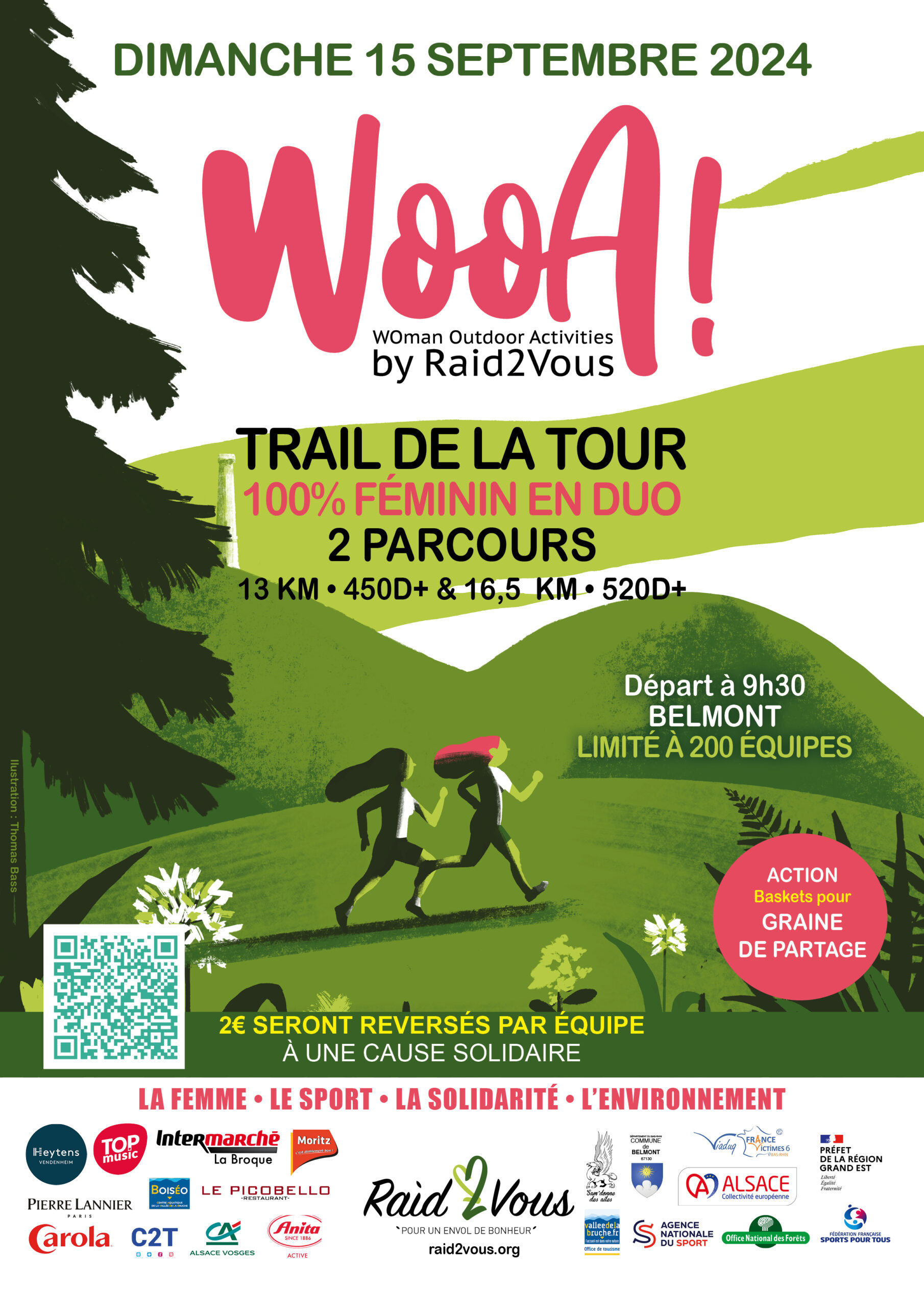 Affiche Trail de la Tour 2024